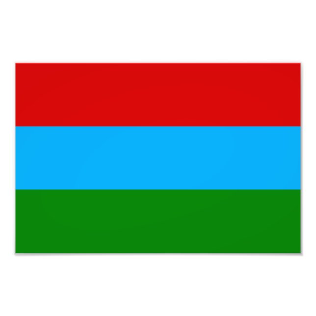Foto Bandera de la República de Karelia (Frente)