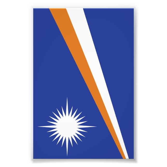 Foto Bandera de las Islas Marshall (Frente)