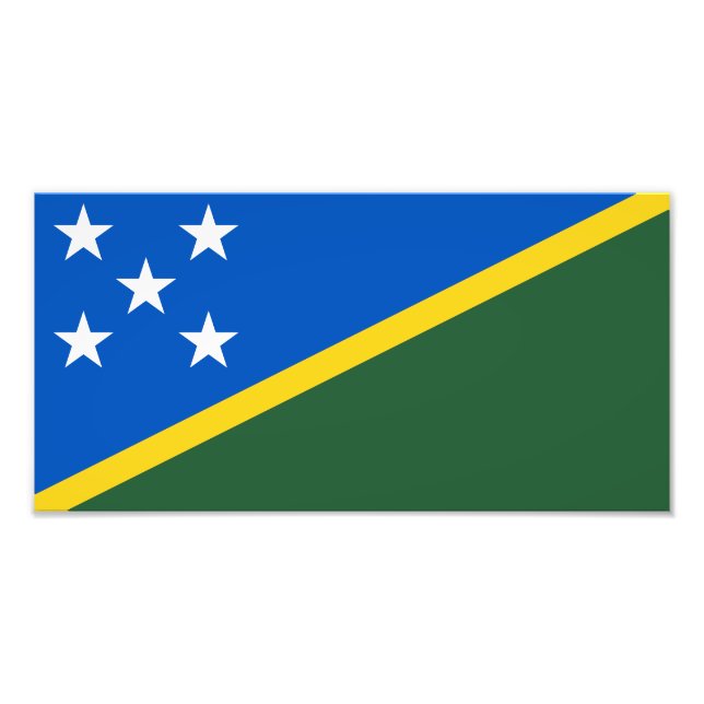Foto Bandera de las Islas Salomón (Frente)