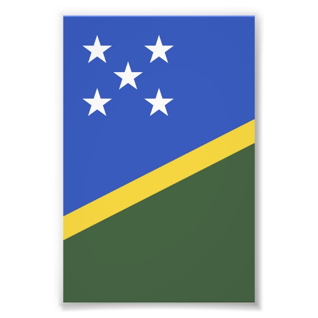 Foto Bandera de las Islas Salomón (Frente)