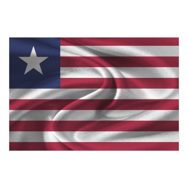 Foto Bandera de Liberia (Frente)