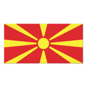 Foto Bandera de Macedonia del Norte