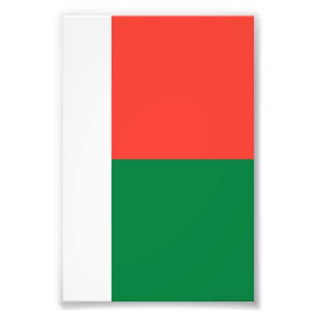 Foto Bandera de Madagascar (Frente)