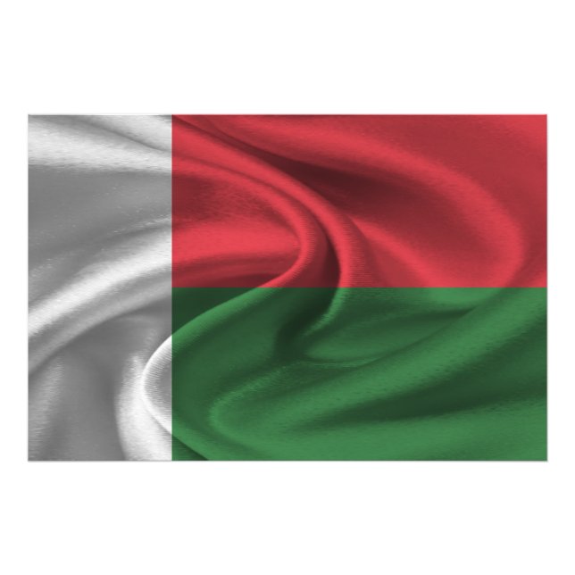 Foto Bandera de Madagascar (Frente)