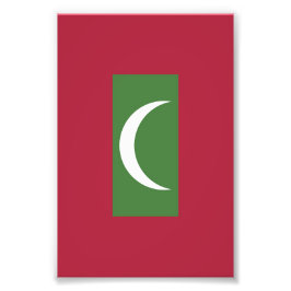 Foto Bandera de Maldivas