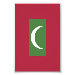 Foto Bandera de Maldivas