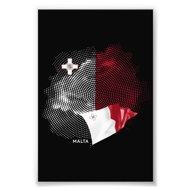 Foto bandera de Malta (Frente)