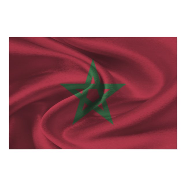 Foto Bandera de Marruecos (Frente)