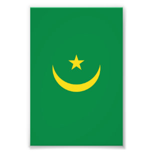 Foto bandera de Mauritania