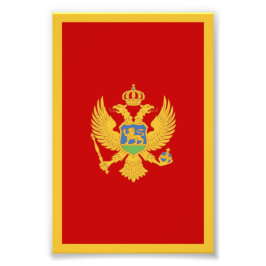 Foto Bandera de Montenegro