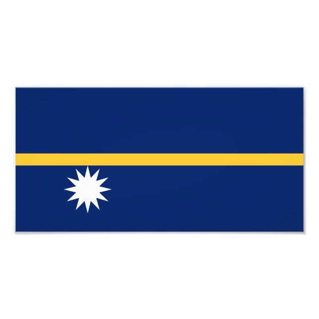 Foto Bandera de Nauru (Frente)