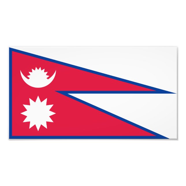 Foto Bandera de Nepal (Frente)