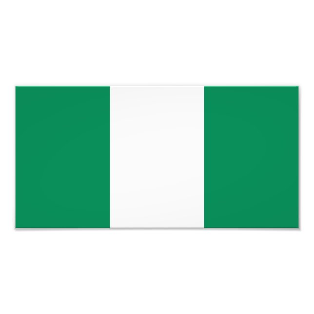 Foto Bandera de Nigeria (Frente)