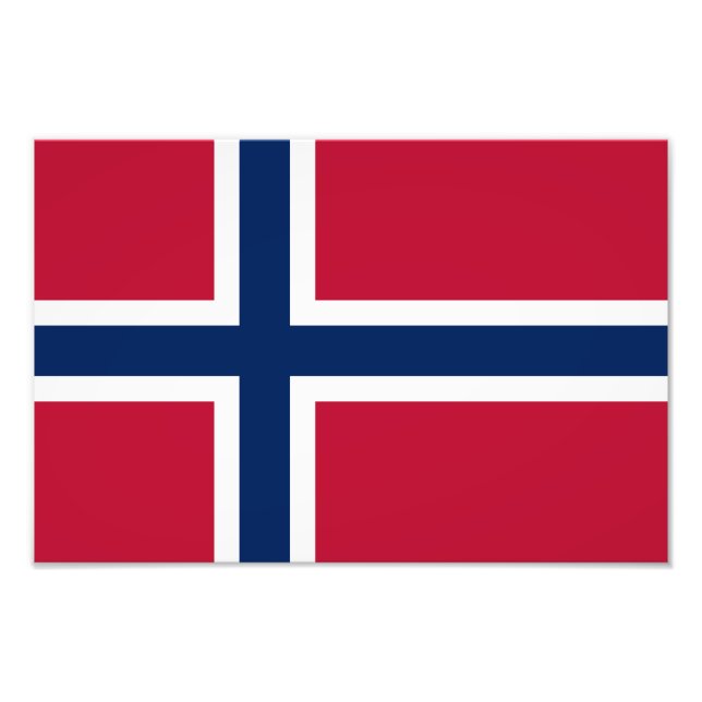 Foto Bandera de Noruega (Frente)