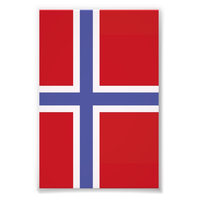 Foto Bandera de Noruega (Frente)