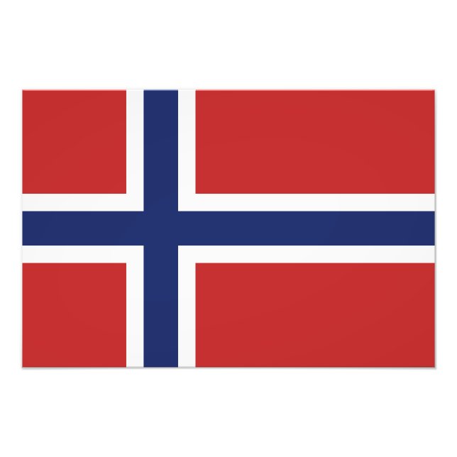 Foto Bandera de Noruega (Frente)
