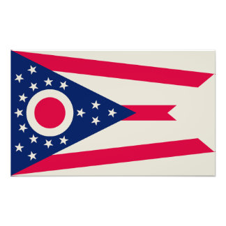 Foto Bandera de Ohio: El cartel del estado de Buckeye