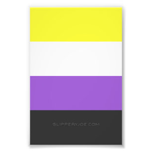 Foto Bandera de orgullo no binario de SlipperyJoe's ama