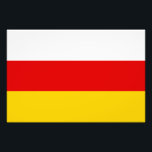 Foto Bandera de Osetia del Sur<br><div class="desc">Bandera patriótica de Osetia del Sur</div>