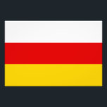 Foto Bandera de Osetia del Sur<br><div class="desc">Bandera patriótica de Osetia del Sur</div>