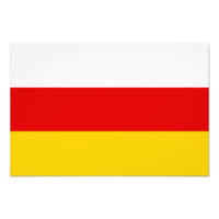 Bandera de Osetia del Sur