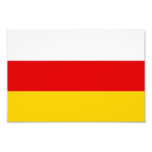 Foto Bandera de Osetia del Sur (Frente)