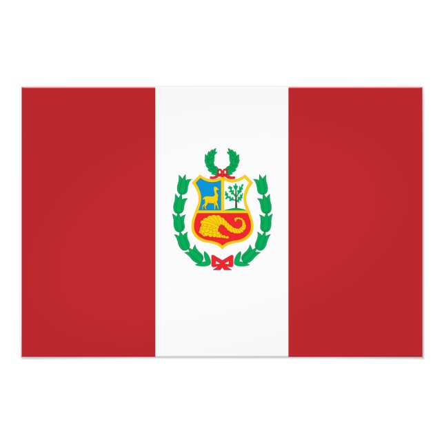 Foto Bandera de Perú (Frente)