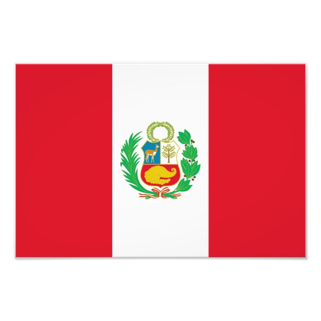 Foto Bandera de Perú (Frente)