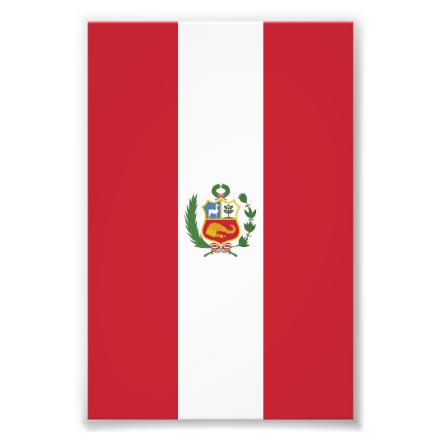 Foto Bandera de Perú (Frente)