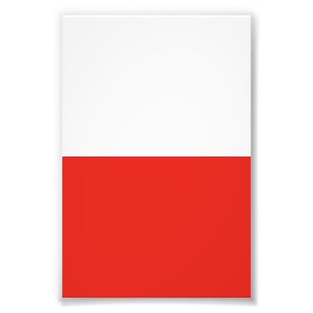 Foto Bandera de Polonia (Frente)