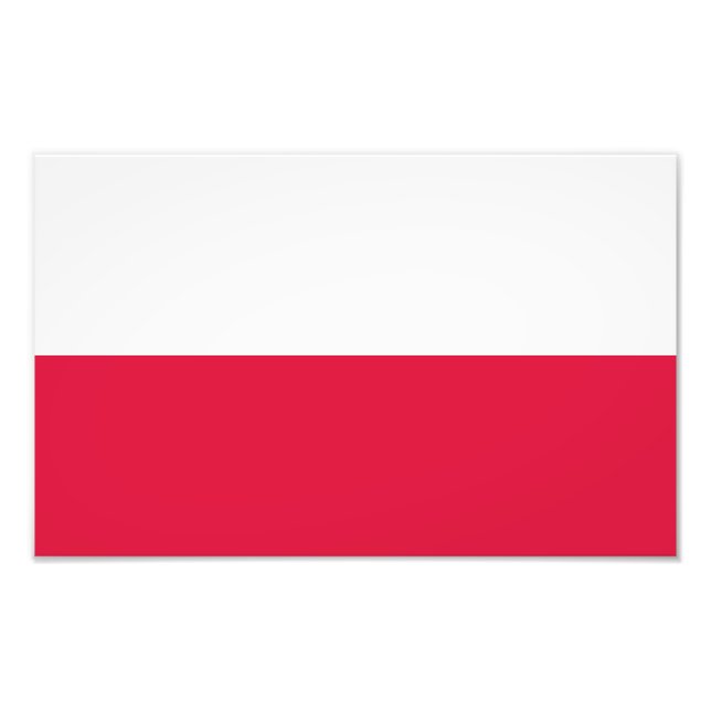 Foto Bandera de Polonia (Frente)