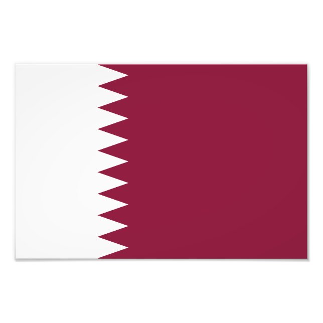 Foto Bandera de Qatar (Frente)