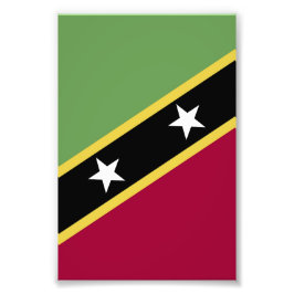 Foto Bandera de Saint Kitts y Nevis
