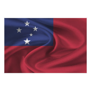 Foto Bandera de Samoa