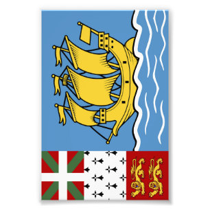 Foto Bandera de San Pedro y Miquelón