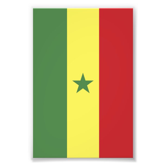 Foto Bandera de Senegal (Frente)