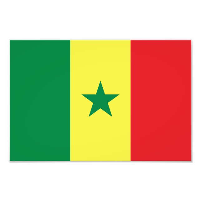 Foto Bandera de Senegal (Frente)
