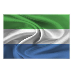 Foto Bandera de Sierra Leona
