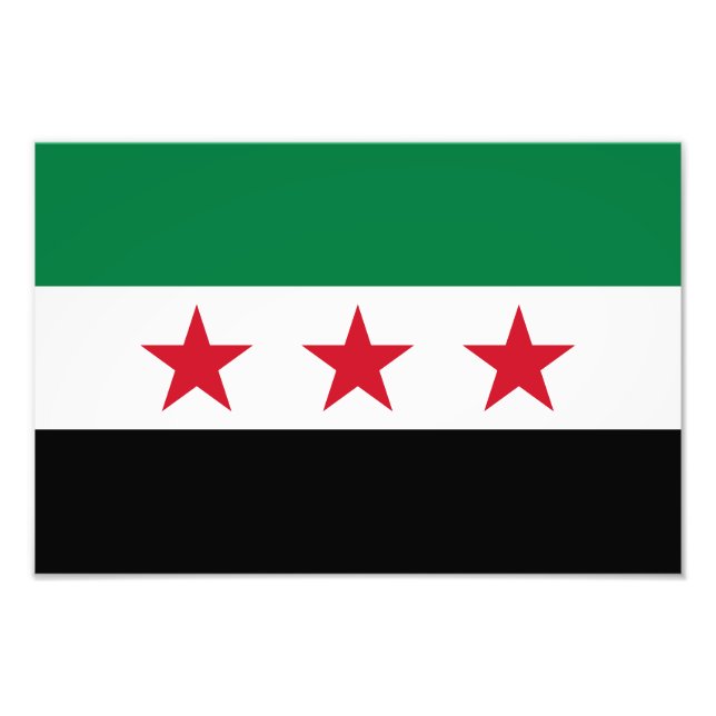 Foto Bandera de Siria (Frente)