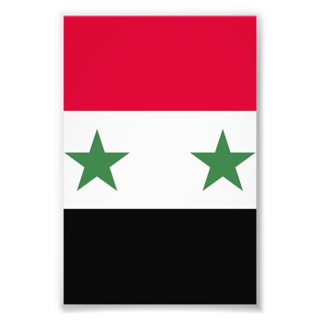 Foto Bandera de Siria (Frente)