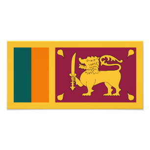 Foto Bandera de Sri Lanka