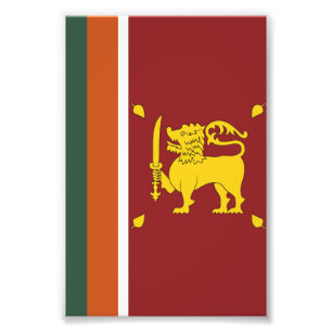 Foto Bandera de Sri Lanka