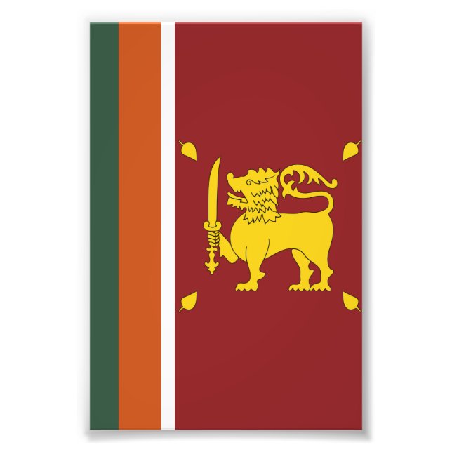 Foto Bandera de Sri Lanka (Frente)