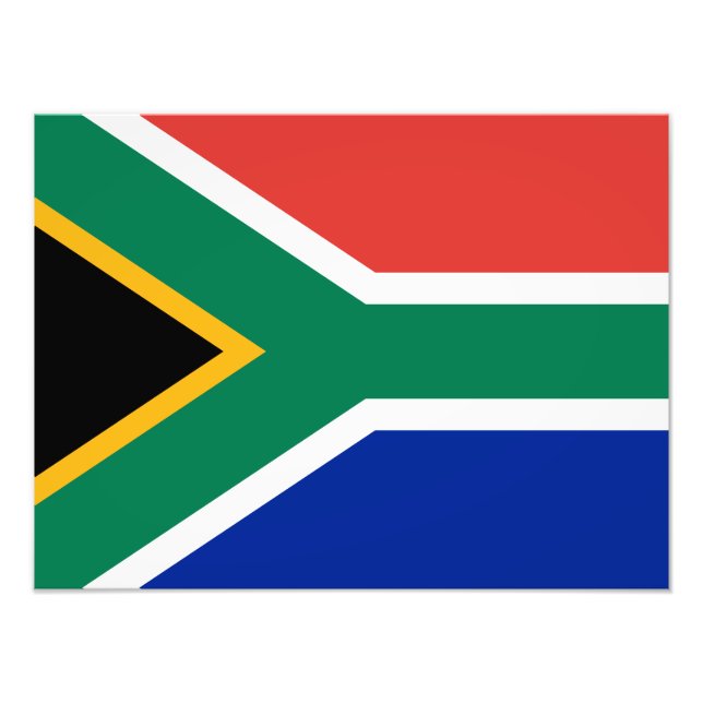 Foto Bandera de Sudáfrica (Frente)
