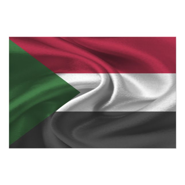 Foto Bandera de Sudán (Frente)
