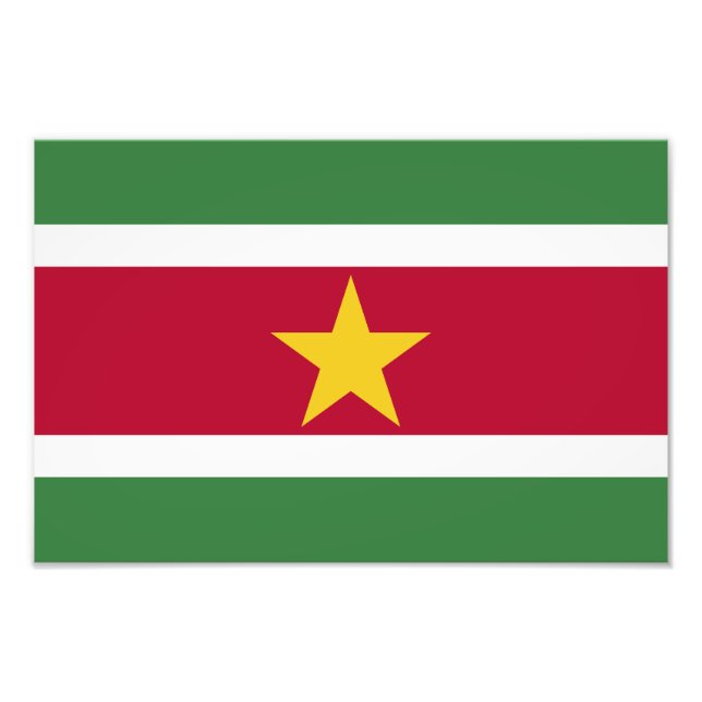 Foto Bandera de Surinam (Frente)