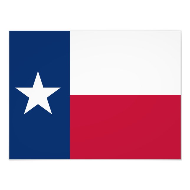 Foto Bandera de Texas (Frente)