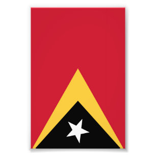 Foto Bandera de Timor Oriental