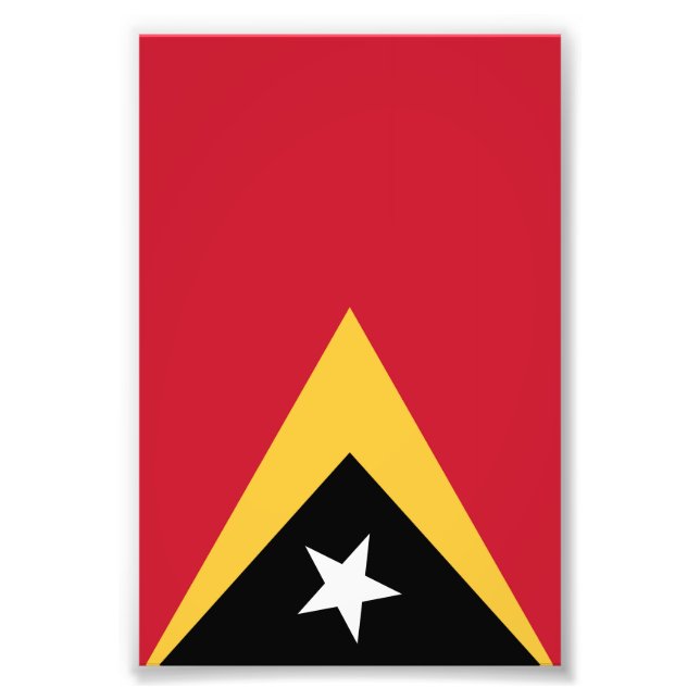 Foto Bandera de Timor Oriental (Frente)
