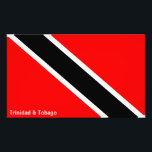 Foto Bandera de Trinidad y Tobago<br><div class="desc">Impresión fotográfica con la bandera de Trinidad y Tobago... Si quieres este producto de diferente tamaño y necesitas ayuda, ¡por favor contáctanos! La bandera de Trinidad y Tobago fue elegida para ser usada como la bandera nacional al independizarse del Reino Unido el 31 de agosto de 1962. Los colores rojo,...</div>